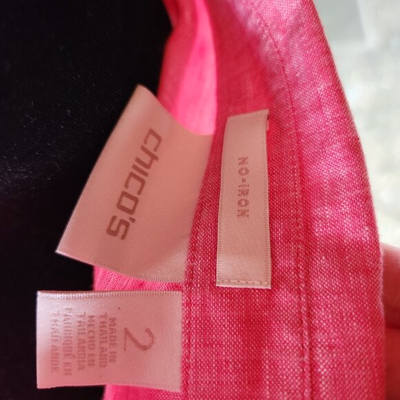 Coach Peyton Duffle Chalk w/ Chico's pink linen blouse - Picture 8 of 16